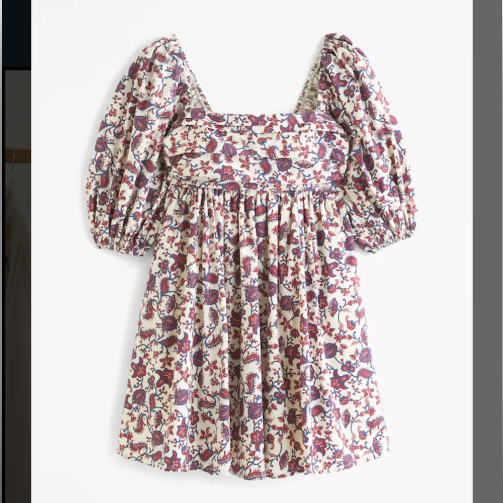 Emerson Poplin Puff Sleve mini dress